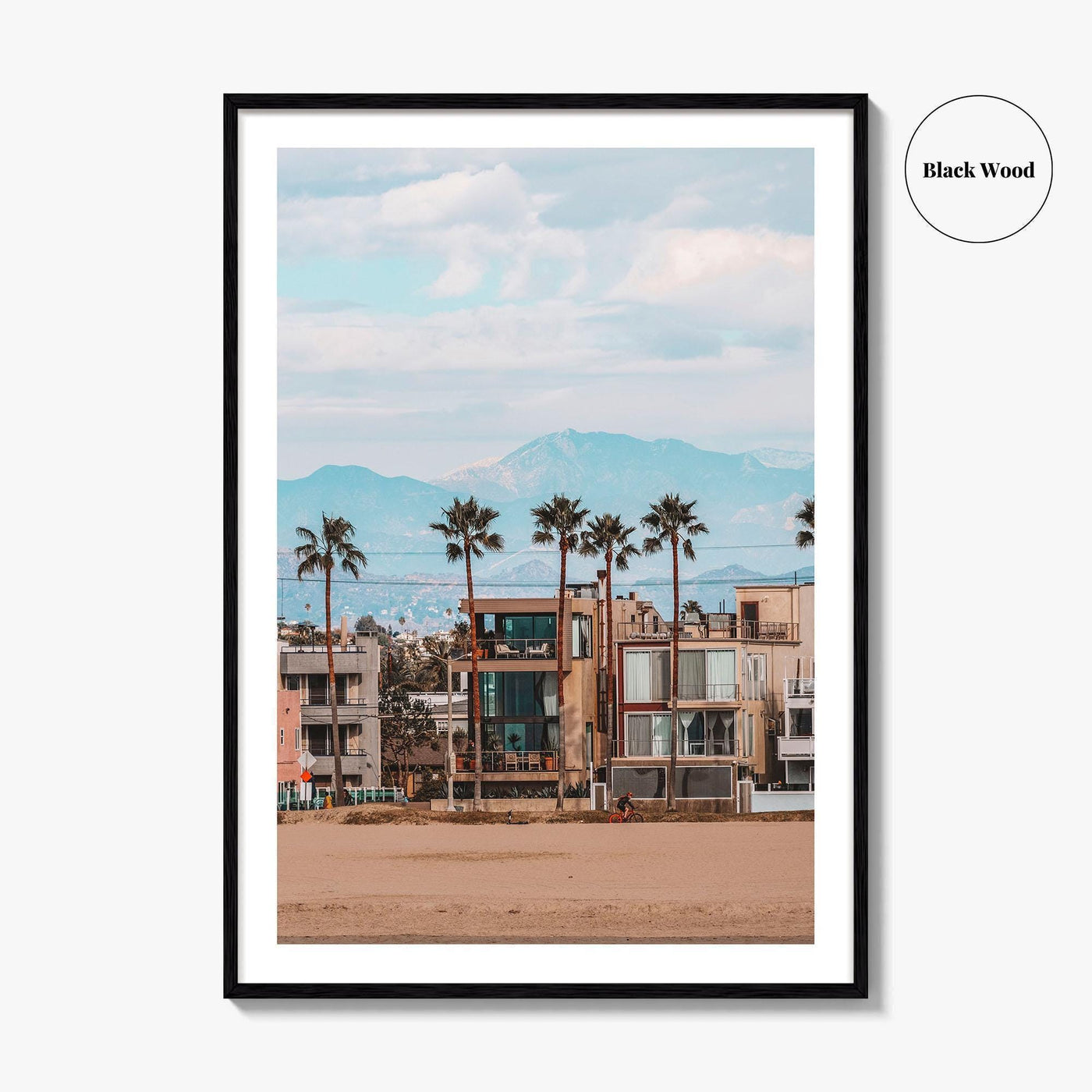 Venice Beach Fine Art Photo Print, Los Angeles California Wall Poster, Boardwalk Palm Trees