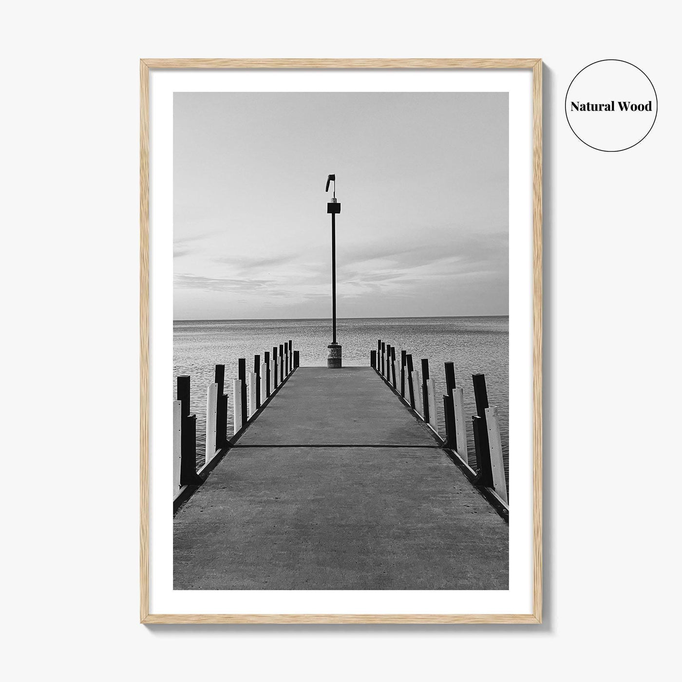Lake Erie Black and White Fine Art Photo Print, Ohio Poster