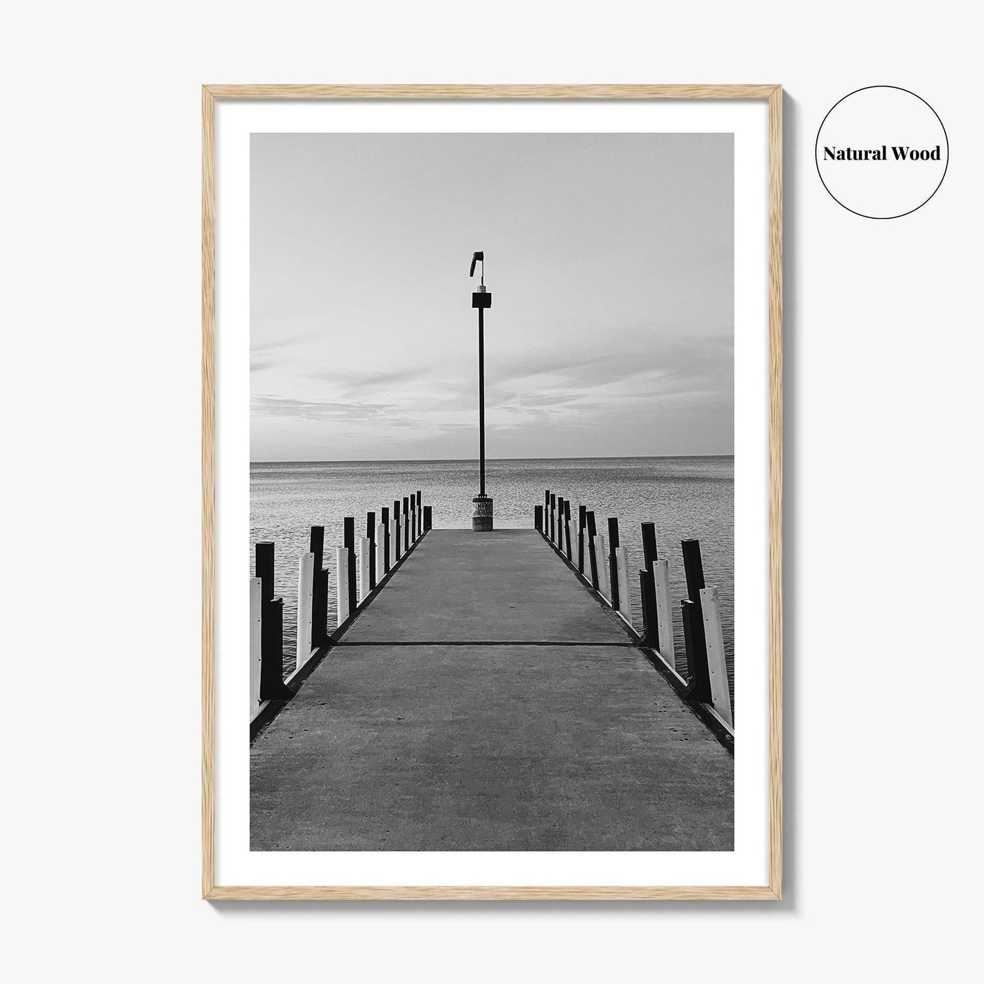 Lake Erie Black and White Fine Art Photo Print, Ohio Poster