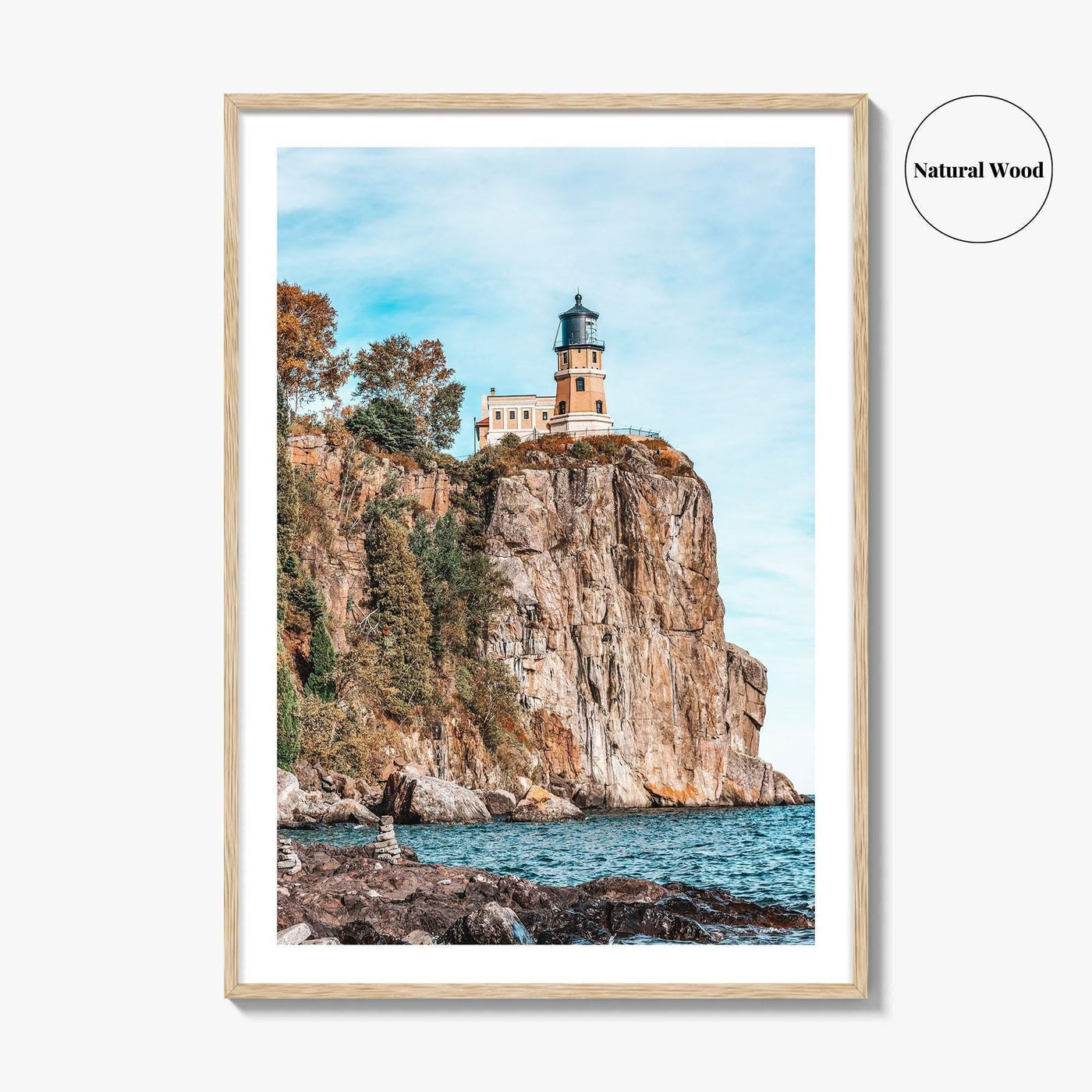 Split Rock Lighthouse Fine Art Photo Print, Lake Superior, North Shore Minnesota Poster