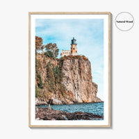 Split Rock Lighthouse Fine Art Photo Print, Lake Superior, North Shore Minnesota Poster