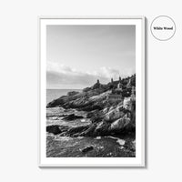 Haedong Yonggungsa Temple Black and White Fine Art Photo Print, Busan South Korea Poster