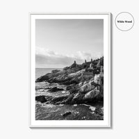 Haedong Yonggungsa Temple Black and White Fine Art Photo Print, Busan South Korea Poster