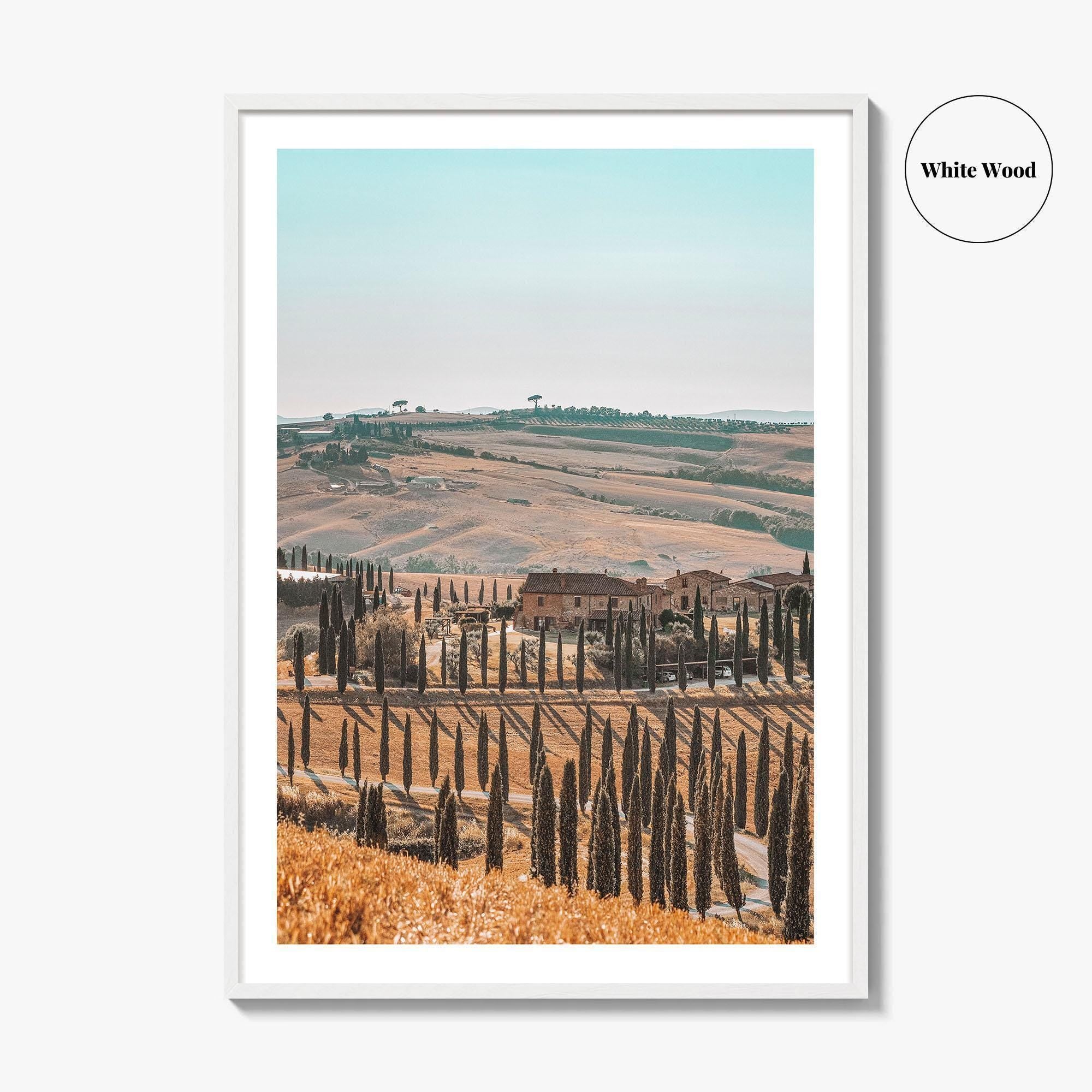 Tuscany Fine Art Photo Print, Agriturismo Baccoleno, Val d'Orcia, Siena, Italy, Wall Decor Poster