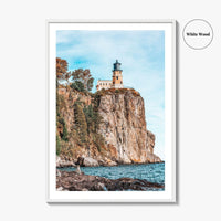 Split Rock Lighthouse Fine Art Photo Print, Lake Superior, North Shore Minnesota Poster