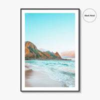 Tunnels Beach Fine Art Photo Print, Kauai Hawaii, Wall Art Poster, Hanalei, Haena