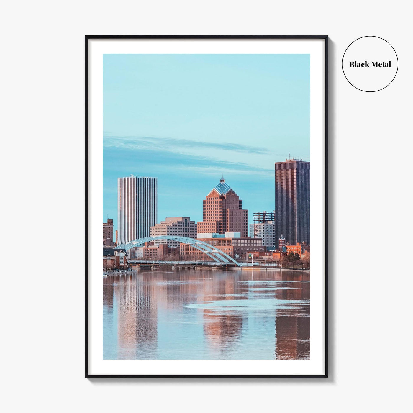 Rochester New York Skyline Fine Art Photo Print, NY Wall Poster, USA