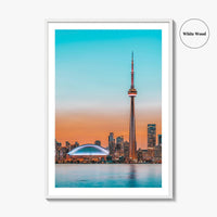 Toronto Skyline Fine Art Photo Print, Lake Ontario, Canada, Wall Decor Poster