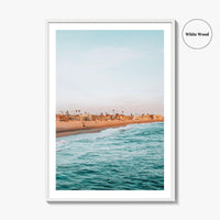 Seal Beach Fine Art Photo Print, Orange County California, Coastal Wall Decor Poster, USA