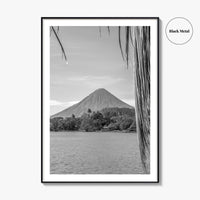 Ometepe Island Black and White Fine Art Photo Print, Concepcion Volcano, Nicaragua Poster