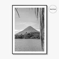 Ometepe Island Black and White Fine Art Photo Print, Concepcion Volcano, Nicaragua Poster