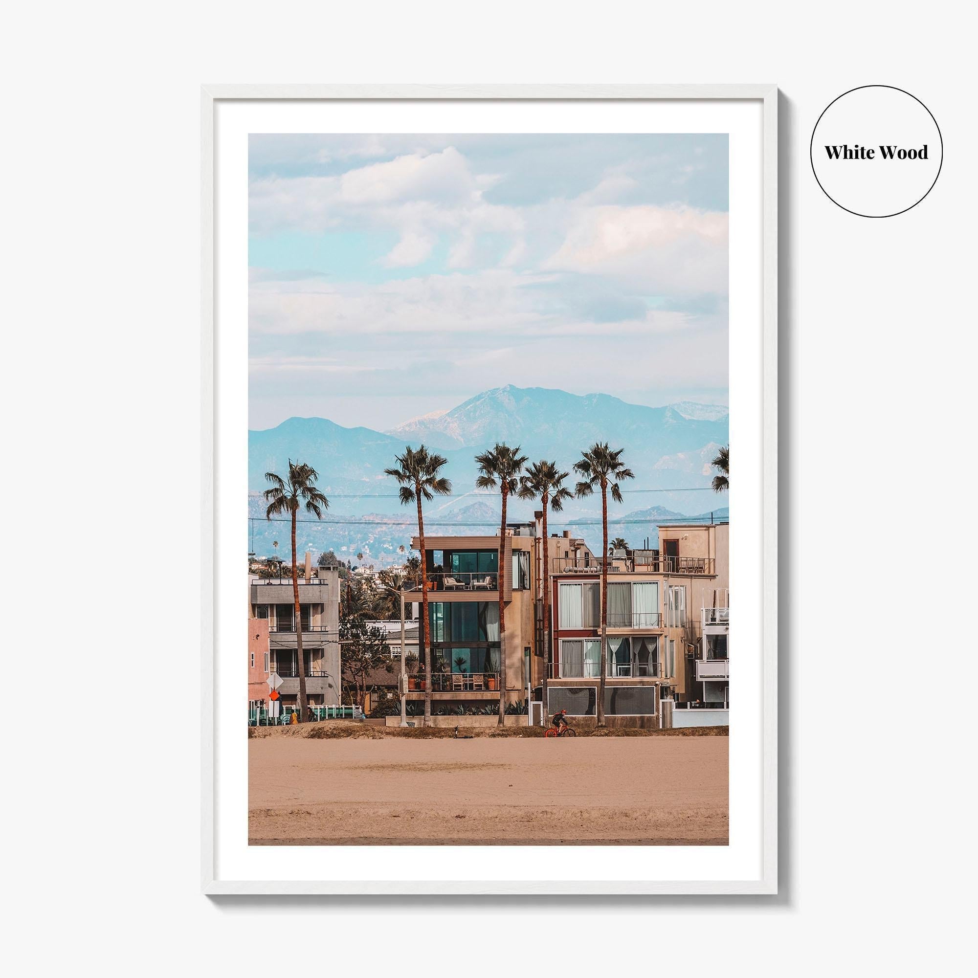 Venice Beach Fine Art Photo Print, Los Angeles California Wall Poster, Boardwalk Palm Trees