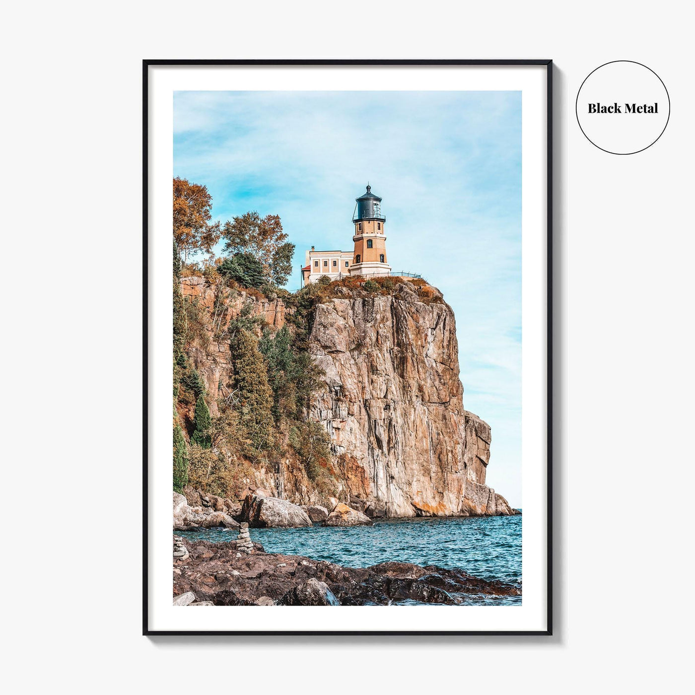 Split Rock Lighthouse Fine Art Photo Print, Lake Superior, North Shore Minnesota Poster