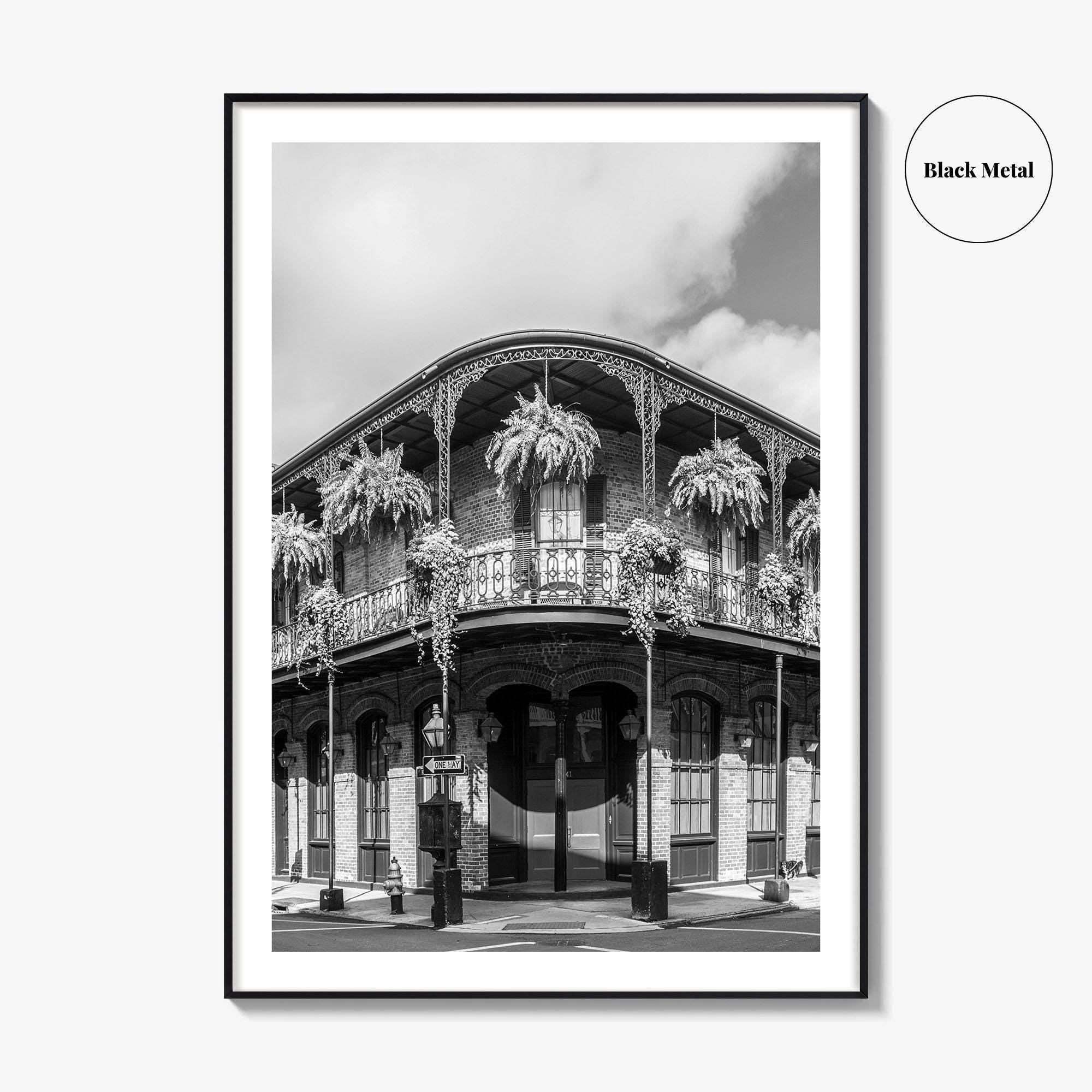 New Orleans Black and White Fine Art Photo Print, French Quarter Louisiana Poster