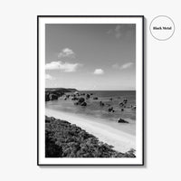 Okinawa Black and White Fine Art Photo Print, Japan Seascape Poster, Ryukyu Islands, Asia