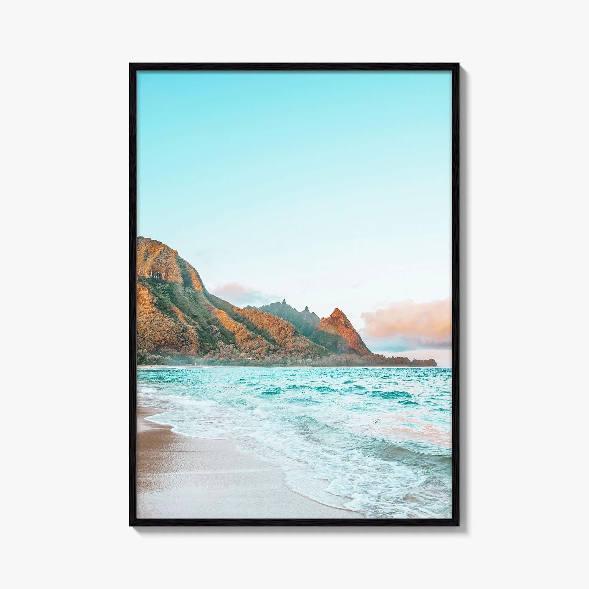 Tunnels Beach Fine Art Photo Print, Kauai Hawaii, Wall Art Poster, Hanalei, Haena