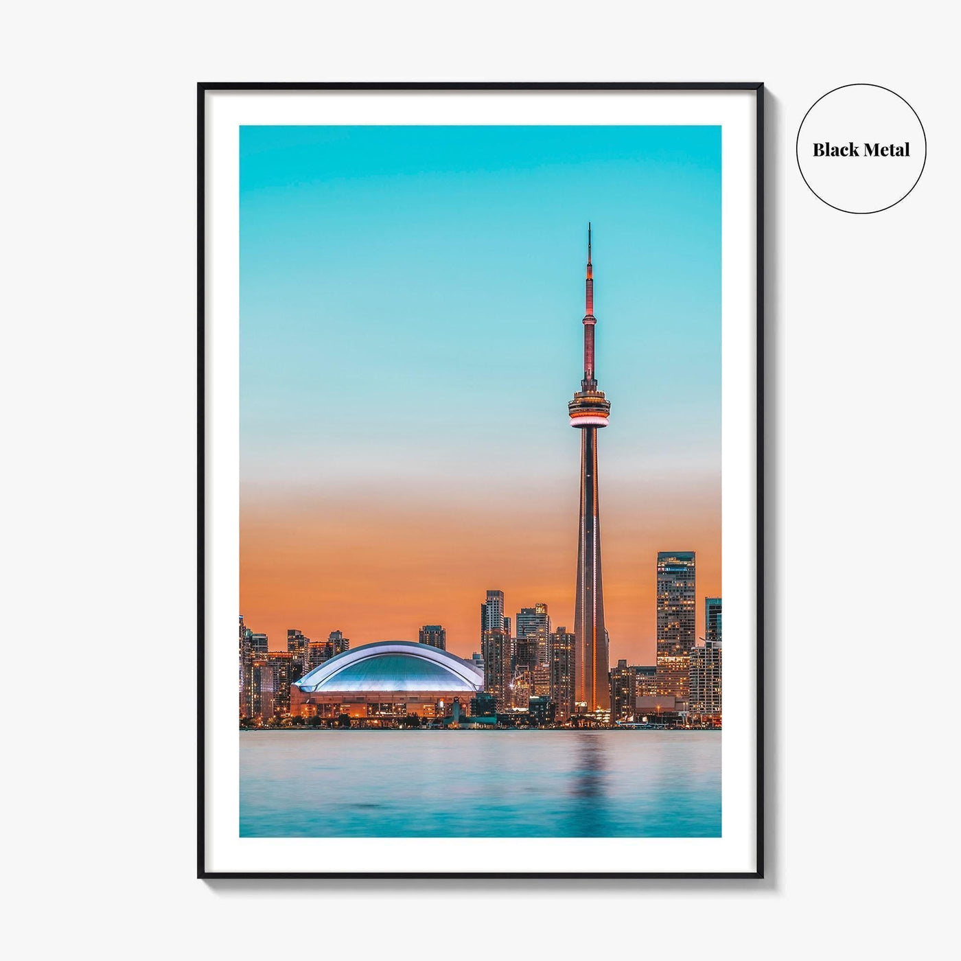 Toronto Skyline Fine Art Photo Print, Lake Ontario, Canada, Wall Decor Poster