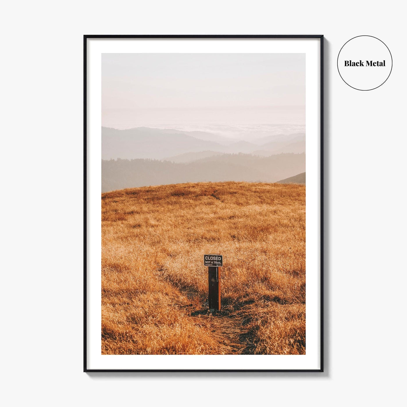 Borel Hill Fine Art Photo Print, Santa Cruz Mountains California USA, Mountain View, Poster