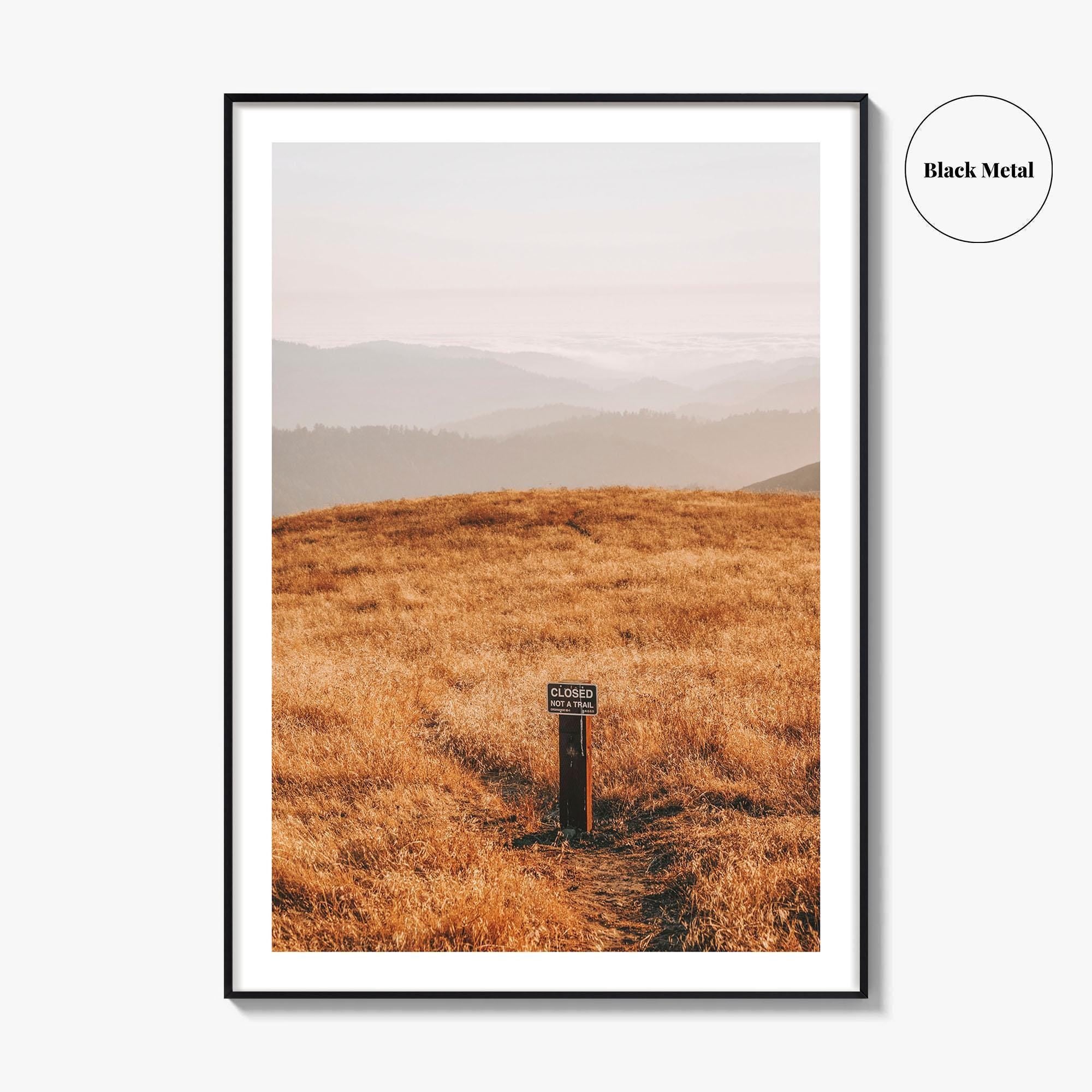 Borel Hill Fine Art Photo Print, Santa Cruz Mountains California USA, Mountain View, Poster