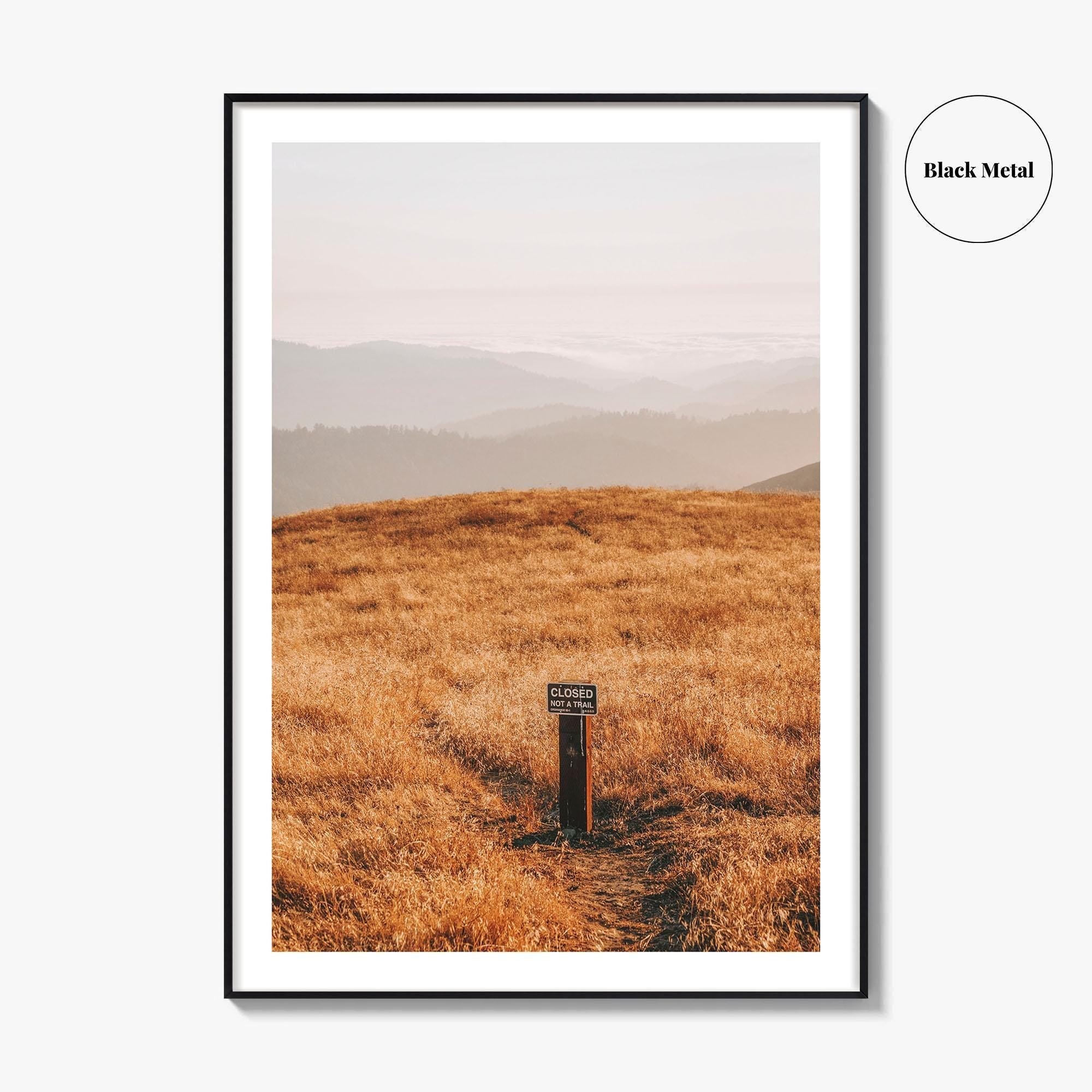 Borel Hill Fine Art Photo Print, Santa Cruz Mountains California USA, Mountain View, Poster