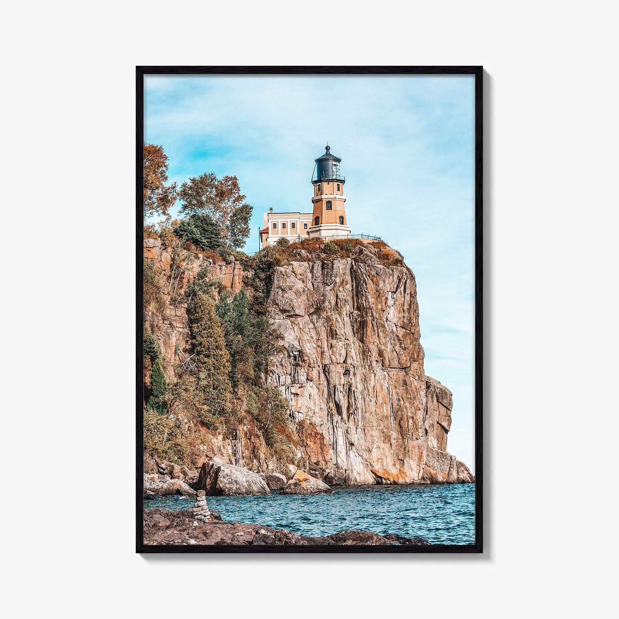 Split Rock Lighthouse Fine Art Photo Print, Lake Superior, North Shore Minnesota Poster