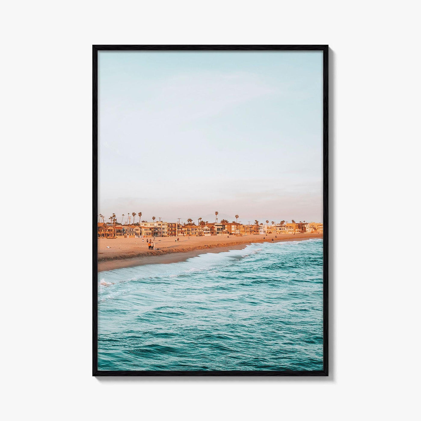 Seal Beach Fine Art Photo Print, Orange County California, Coastal Wall Decor Poster, USA