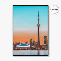 Toronto Skyline Fine Art Photo Print, Lake Ontario, Canada, Wall Decor Poster