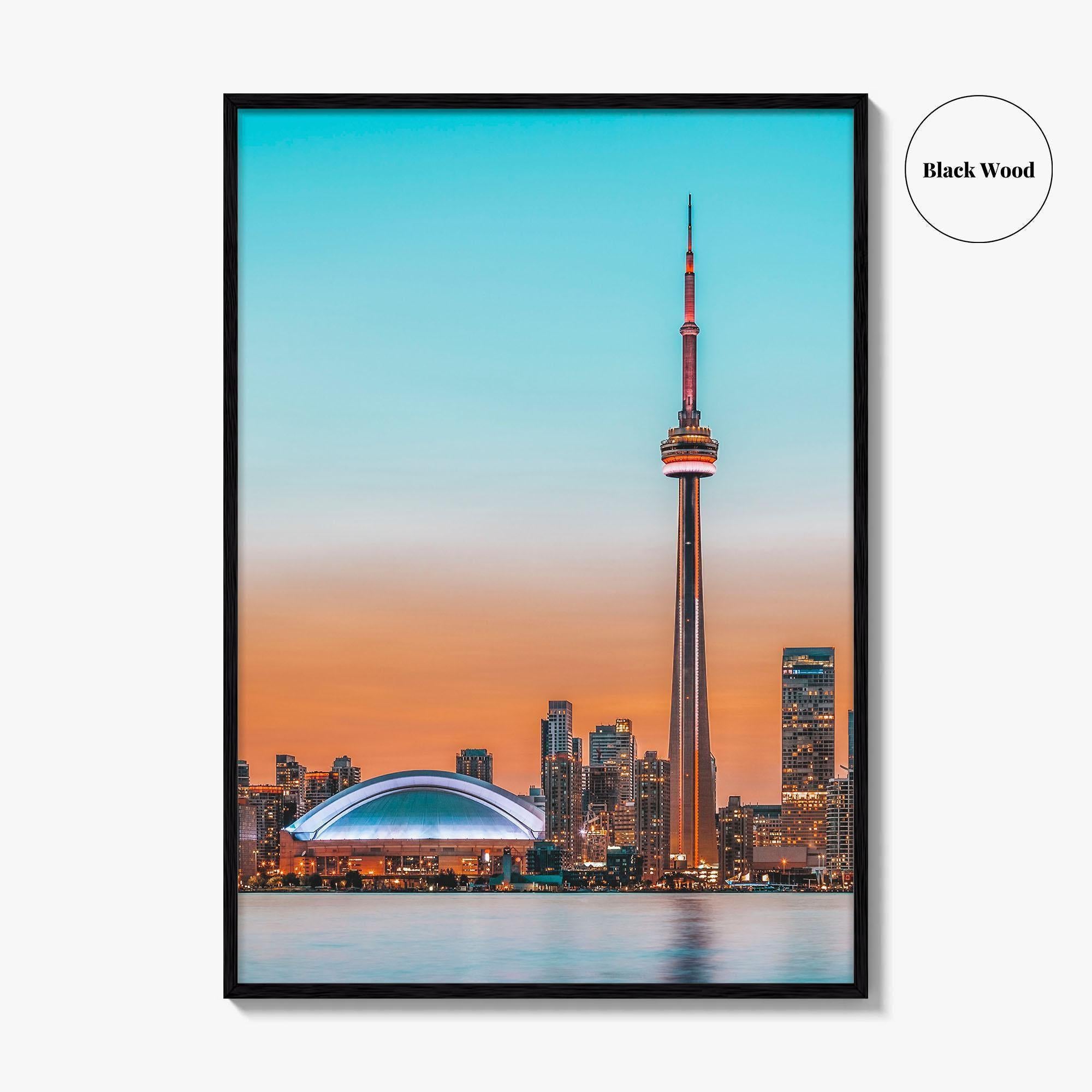 Toronto Skyline Fine Art Photo Print, Lake Ontario, Canada, Wall Decor Poster