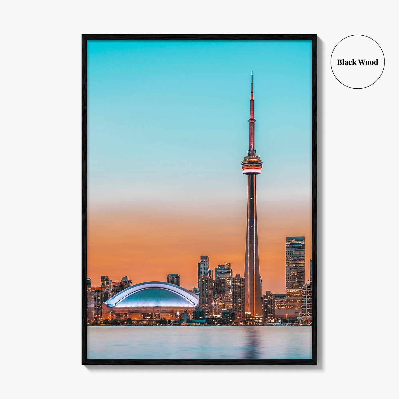 Toronto Skyline Fine Art Photo Print, Lake Ontario, Canada, Wall Decor Poster