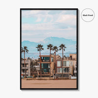 Venice Beach Fine Art Photo Print, Los Angeles California Wall Poster, Boardwalk Palm Trees