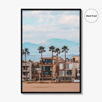 Venice Beach Fine Art Photo Print, Los Angeles California Wall Poster, Boardwalk Palm Trees
