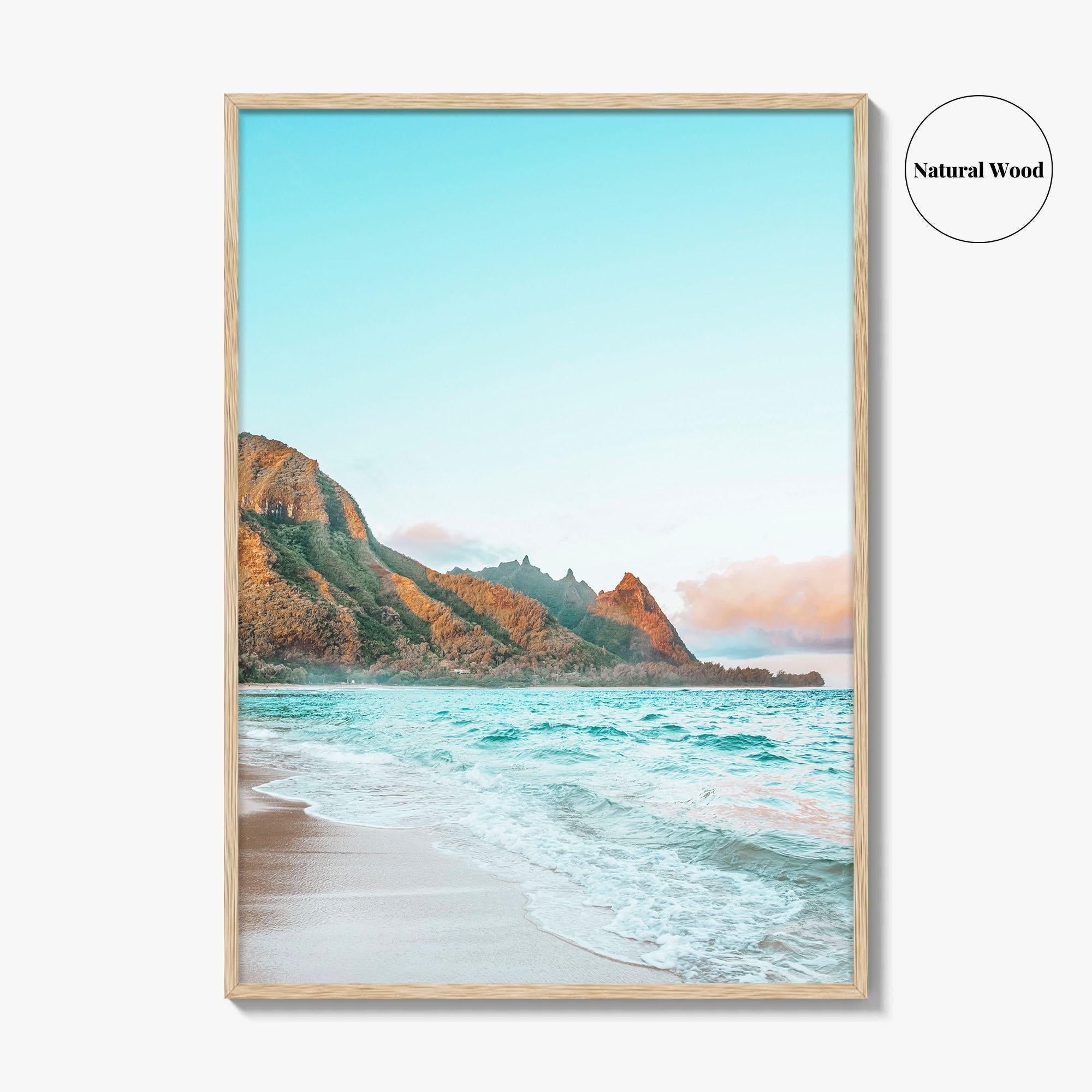Tunnels Beach Fine Art Photo Print, Kauai Hawaii, Wall Art Poster, Hanalei, Haena