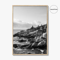 Haedong Yonggungsa Temple Black and White Fine Art Photo Print, Busan South Korea Poster