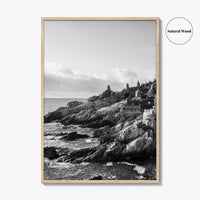Haedong Yonggungsa Temple Black and White Fine Art Photo Print, Busan South Korea Poster