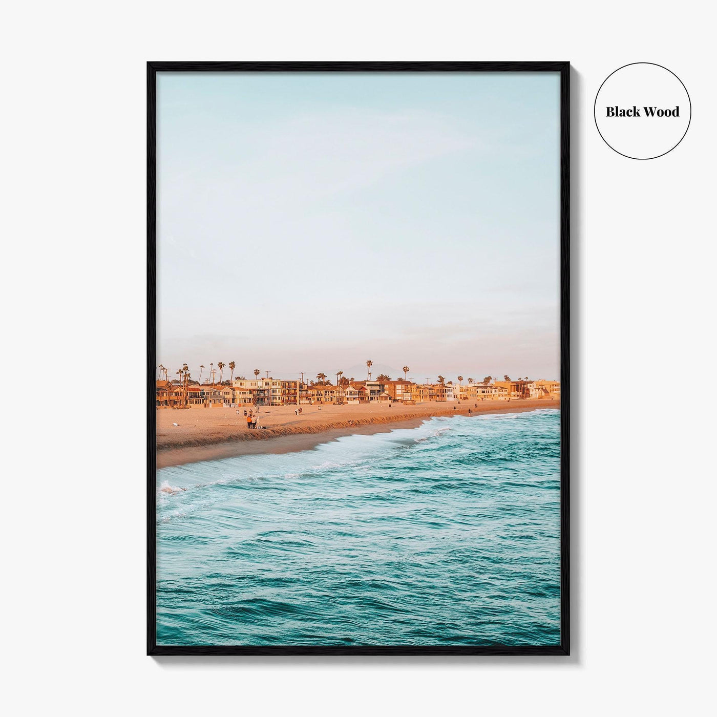 Seal Beach Fine Art Photo Print, Orange County California, Coastal Wall Decor Poster, USA