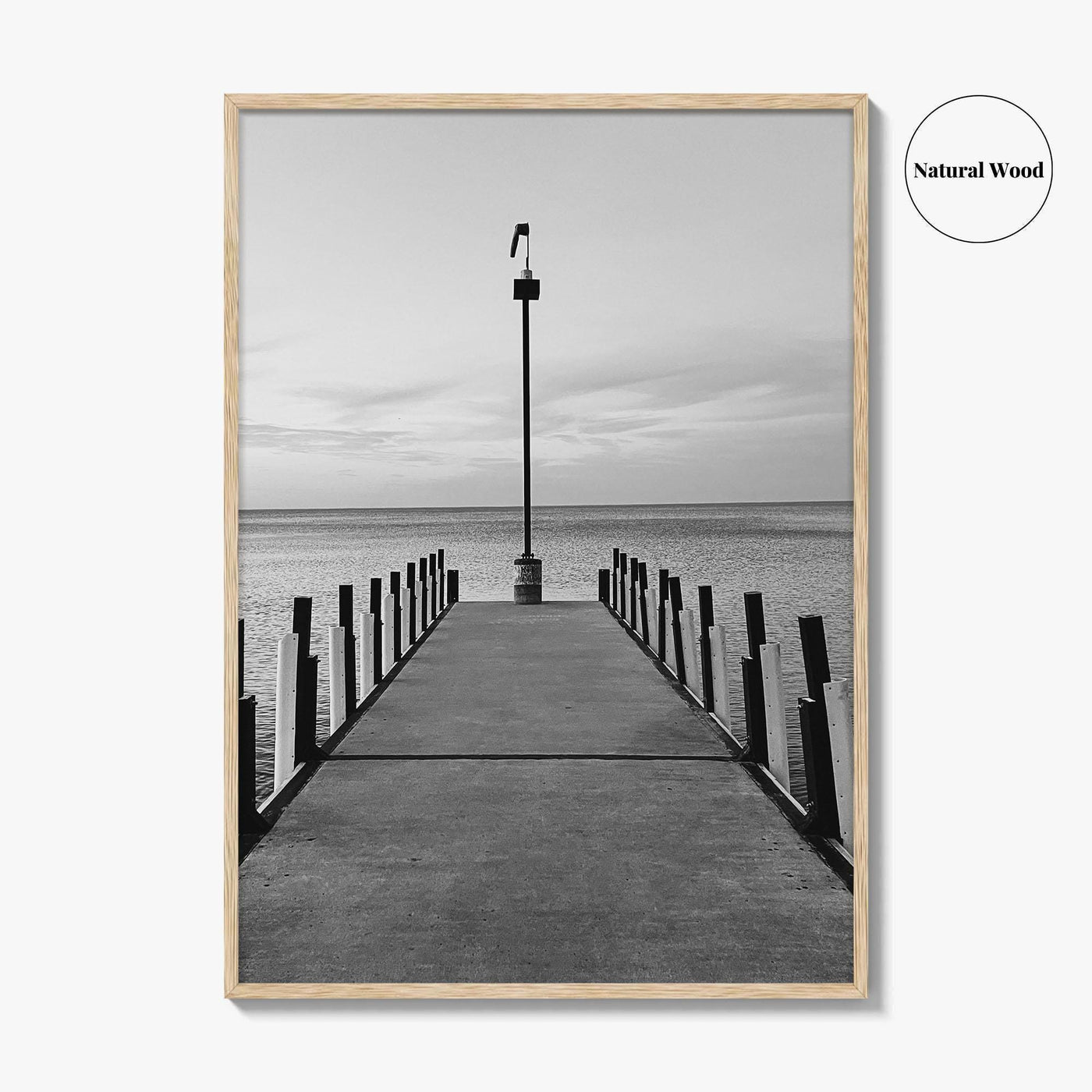 Lake Erie Black and White Fine Art Photo Print, Ohio Poster