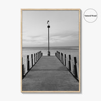 Lake Erie Black and White Fine Art Photo Print, Ohio Poster