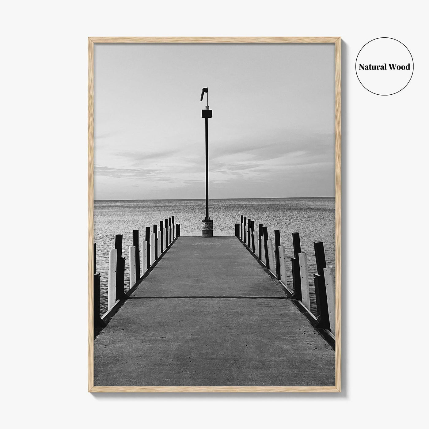 Lake Erie Black and White Fine Art Photo Print, Ohio Poster