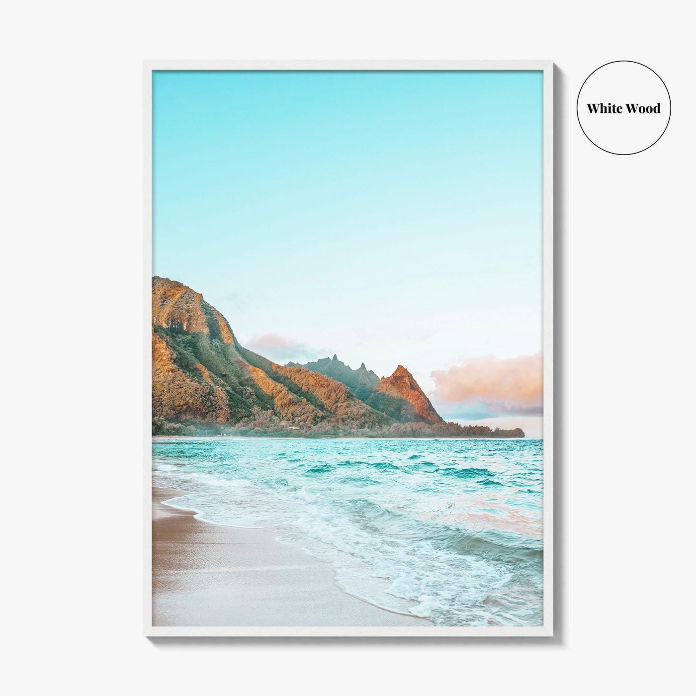 Tunnels Beach Fine Art Photo Print, Kauai Hawaii, Wall Art Poster, Hanalei, Haena