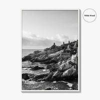 Haedong Yonggungsa Temple Black and White Fine Art Photo Print, Busan South Korea Poster