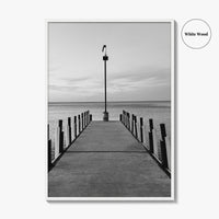 Lake Erie Black and White Fine Art Photo Print, Ohio Poster