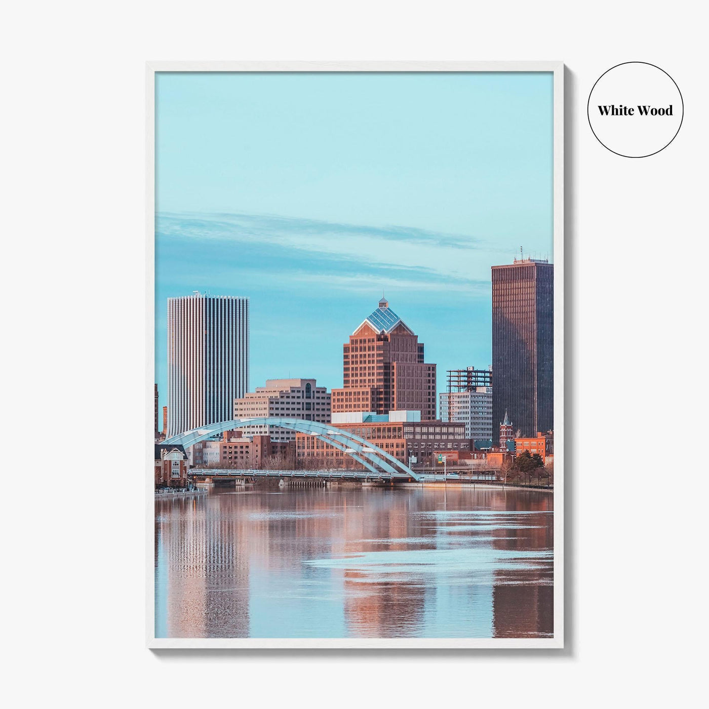 Rochester New York Skyline Fine Art Photo Print, NY Wall Poster, USA