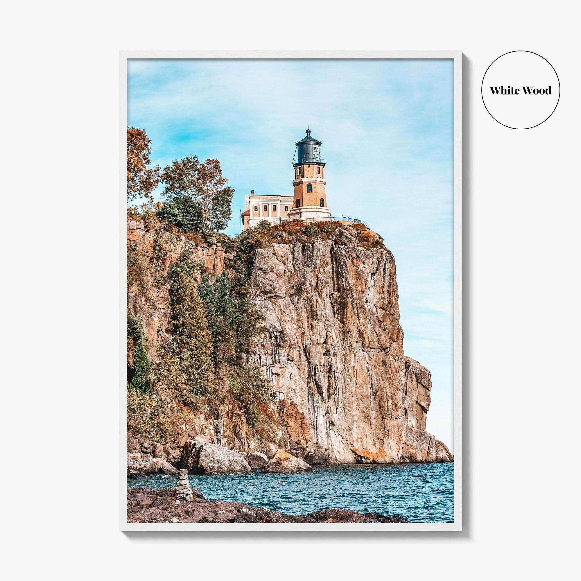 Split Rock Lighthouse Fine Art Photo Print, Lake Superior, North Shore Minnesota Poster