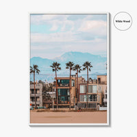 Venice Beach Fine Art Photo Print, Los Angeles California Wall Poster, Boardwalk Palm Trees