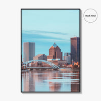 Rochester New York Skyline Fine Art Photo Print, NY Wall Poster, USA