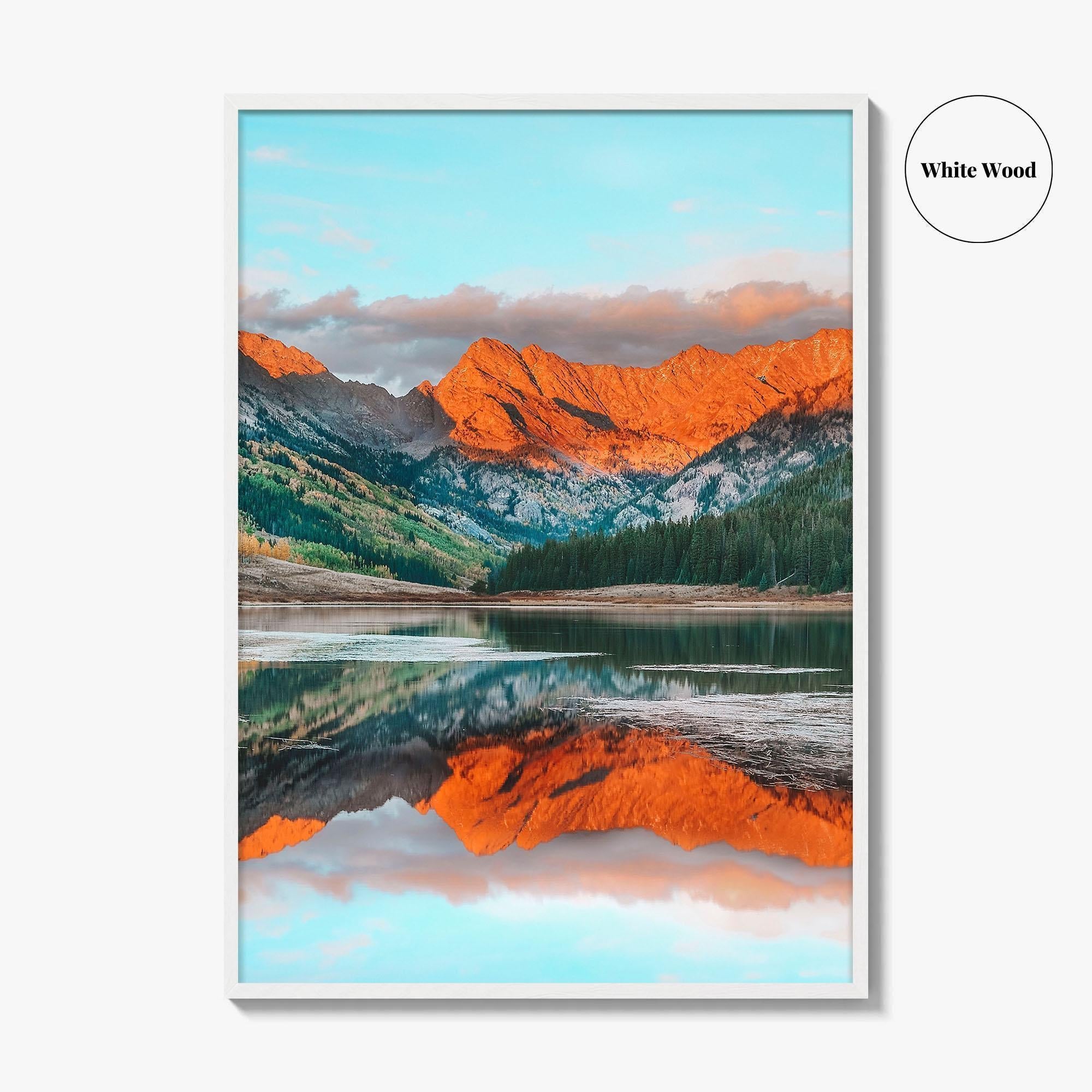 Vail Fine Art Photo Print, Piney Lake, Colorado, Rocky Mountains, USA Poster, Wall Decor