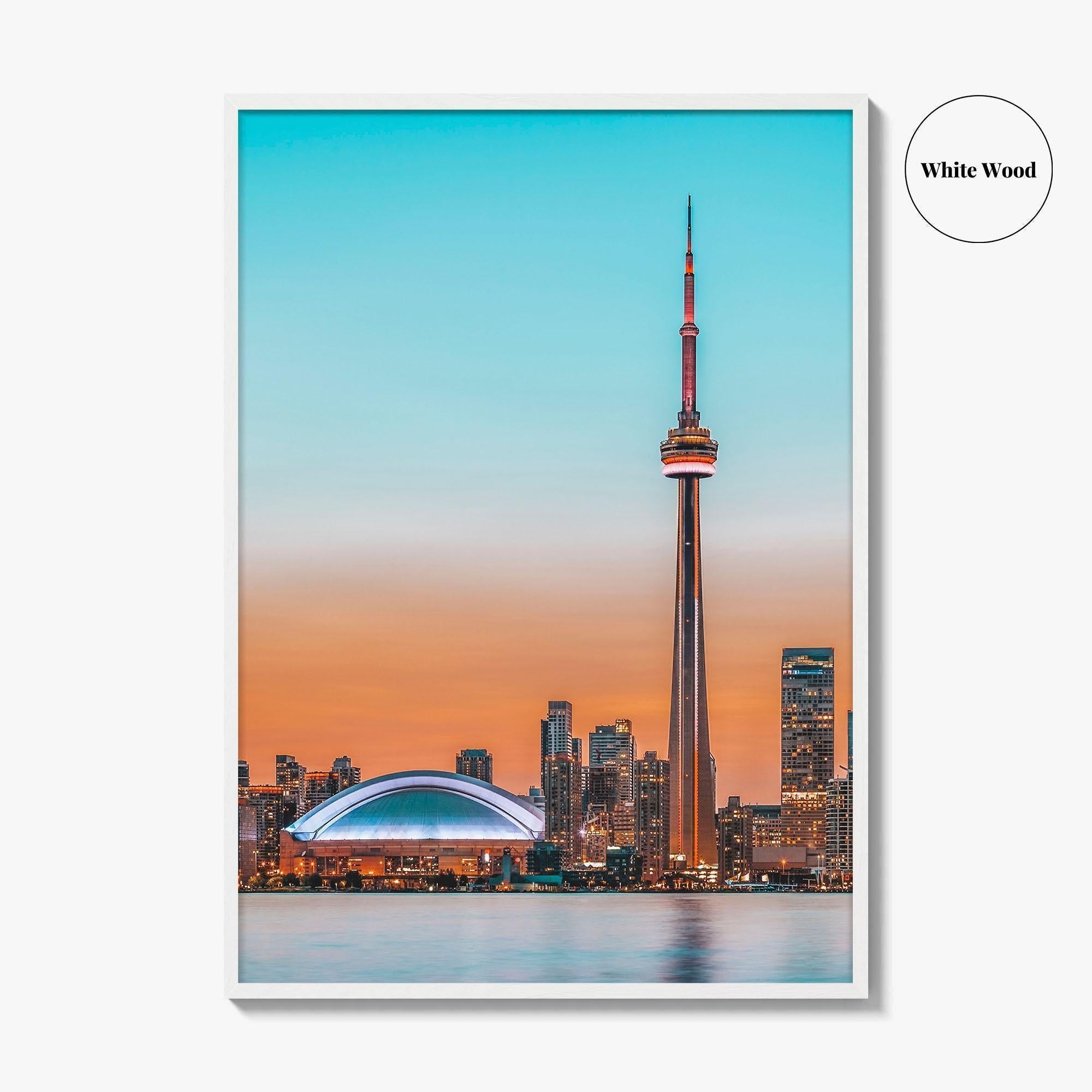 Toronto Skyline Fine Art Photo Print, Lake Ontario, Canada, Wall Decor Poster