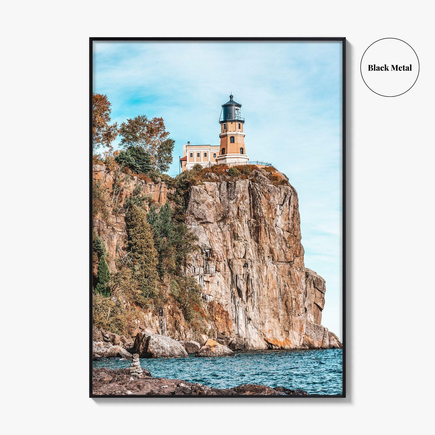 Split Rock Lighthouse Fine Art Photo Print, Lake Superior, North Shore Minnesota Poster