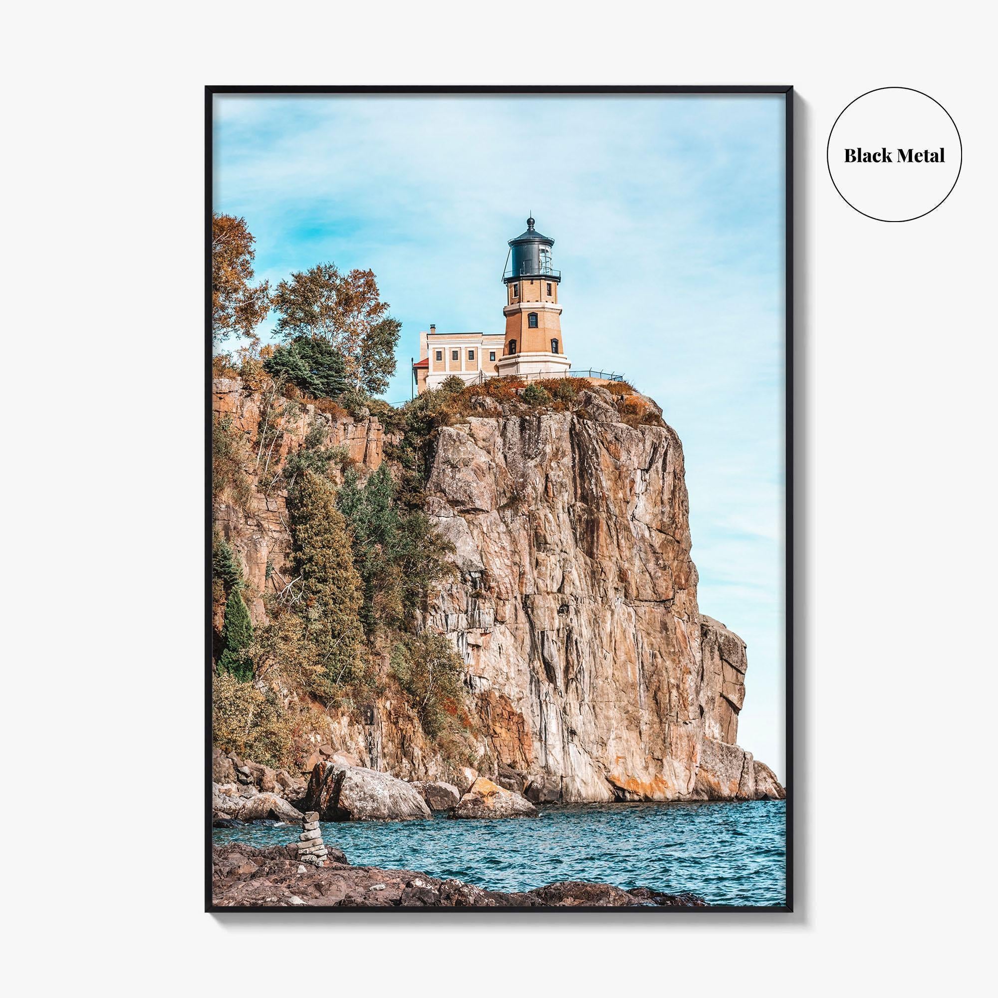 Split Rock Lighthouse Fine Art Photo Print, Lake Superior, North Shore Minnesota Poster