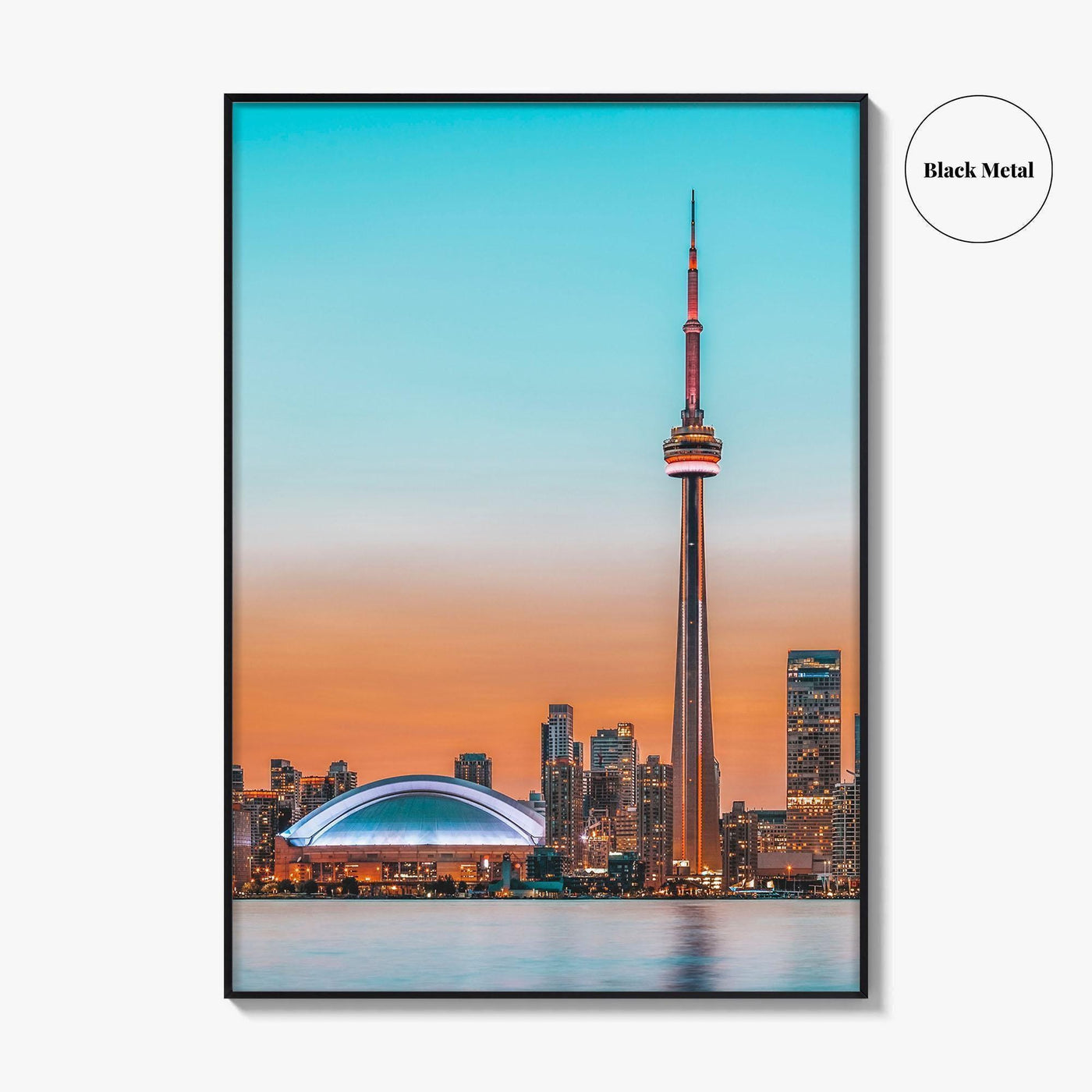 Toronto Skyline Fine Art Photo Print, Lake Ontario, Canada, Wall Decor Poster